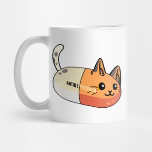 Antidepressant Cat Pill Mug